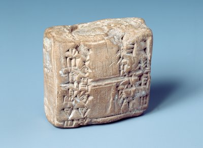 Tavoletta con scrittura cuneiforme, c.2000 a.C. da Sumerian